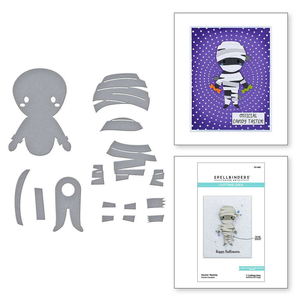 Spellbinders Dancin' Mummy Etched Dies (S3-466) (OUTLET)