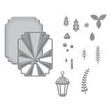 Spellbinders Holiday Label Motifs Etched Dies (S4-1239) (OUTLET)