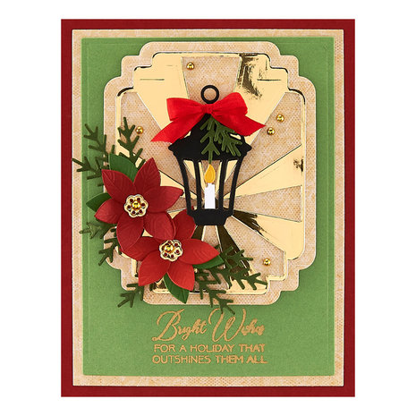 Spellbinders Holiday Label Motifs Etched Dies (S4-1239) (OUTLET)