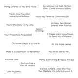 Spellbinders Dancin' Holiday Sentiments Clear Stamp (STP-131) (OUTLET)