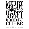Spellbinders Joyful Words Clear Stamp (STP-133) (OUTLET) Spellbinders Joyful Words Clear Stamp (STP-133) (OUTLET)