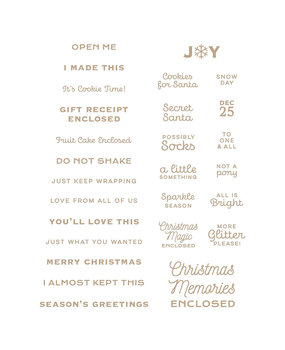 Spellbinders Christmas Magic Glimmer Hot Foil Plate (GLP-353) (OUTLET)