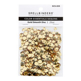Spellbinders Gold Smooth Discs Color Essentials Sequins (SCS-205)