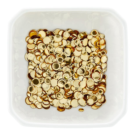 Spellbinders Gold Smooth Discs Color Essentials Sequins (SCS-205)