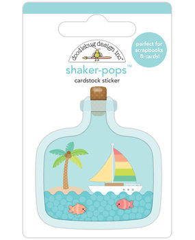 Doodlebug Design Beach In A Bottle Shaker-Pops (7752) (DISCONTINUED)