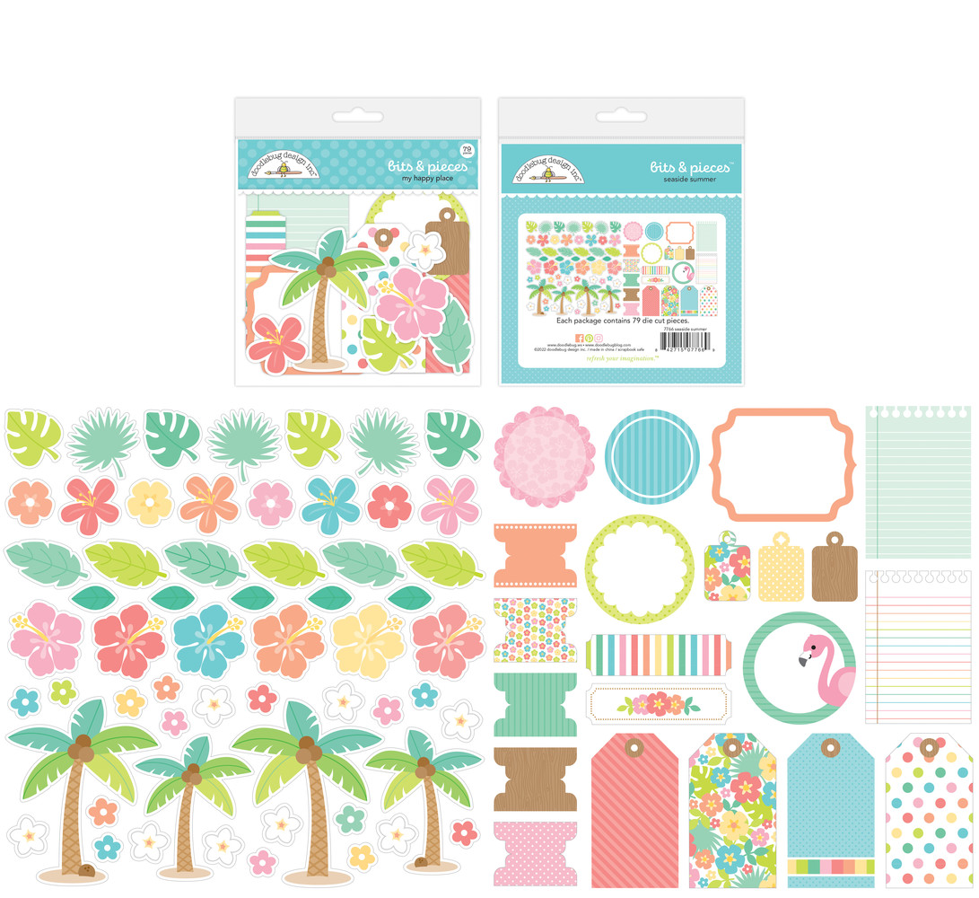 Doodlebug Design Seaside Summer Bits & Pieces (7766) (OUTLET)