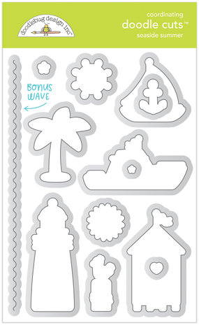 Doodlebug Design Seaside Summer Doodle Cuts (7760) (OUTLET)