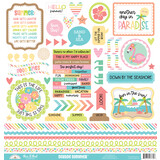 Doodlebug Design Seaside Summer This & That Stickers (7770) (DISCONTINUED)