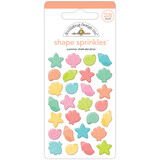 Doodlebug Design Summer Shell-ebration Shape Sprinkles (7747) (DISCONTINUED)
