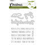 Studio Light Christmas Joy Star & Wonderful Sentiments Essentials Stamp & Dies (SL-ES-SCD44) (OUTLET)