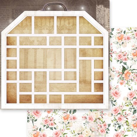 Memory Place Collage Frames 12x12 Inch Paper Pack (MP-60976) (OUTLET)