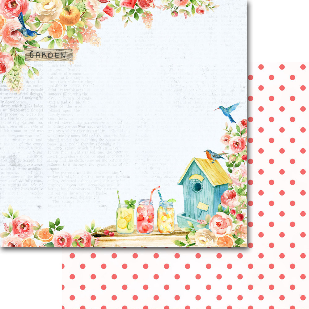 Memory Place Kawaii Paper Goods Sweet Summer 12x12 Inch Paper Kit (MP-60955) (OUTLET)