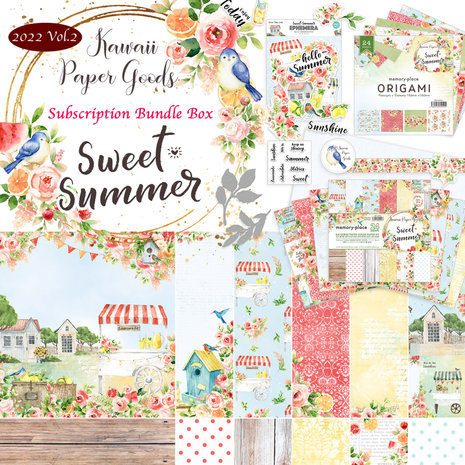 Memory Place Kawaii Paper Goods Sweet Summer Vol. 2 Bundle (MP-60943) (OUTLET)