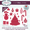 Creative Expressions Sue Wilson Craft Die Festive Slimline Christmas Accessories (CED3254) (DISCONTINUED) Creative Expressions Sue Wilson Craft Die Festive Slimline Christmas Accessories (CED3254) (DISCONTINUED)