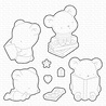 My Favorite Things Bookworm Bears Die-namics (MFT-2364) (OUTLET) My Favorite Things Bookworm Bears Die-namics (MFT-2364) (OUTLET)