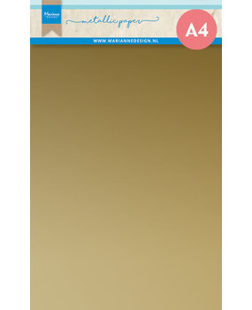 Marianne Design Metallic Paper A4 Gold (5pcs) (CA3171)