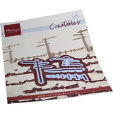 Marianne Design Creatables Tiny's Snowy Signpost & Fence (LR0778) (DISCONTINUED)