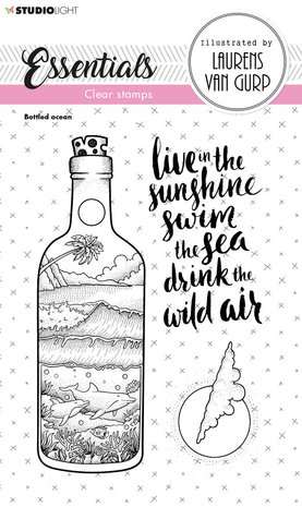Studio Light Bottled Ocean Essentials Clear Stamps (BL-ES-STAMP253) (OUTLET)