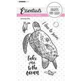 Studio Light Swimming Turtle Essentials Clear Stamps (BL-ES-STAMP255) (OUTLET)