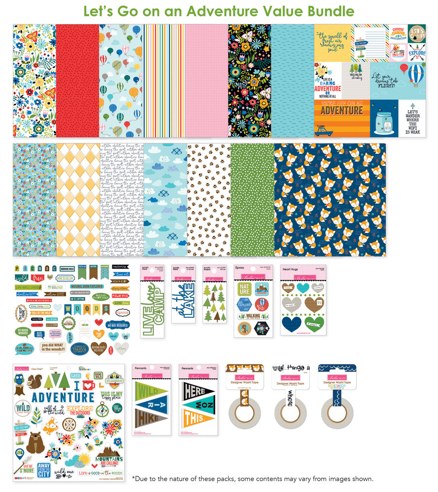 Bella BLVD Let's Go on An Adventure Value Bundle (BB2607) (DISCONTINUED) Bella BLVD Let's Go on An Adventure Value Bundle (BB2607) (DISCONTINUED)