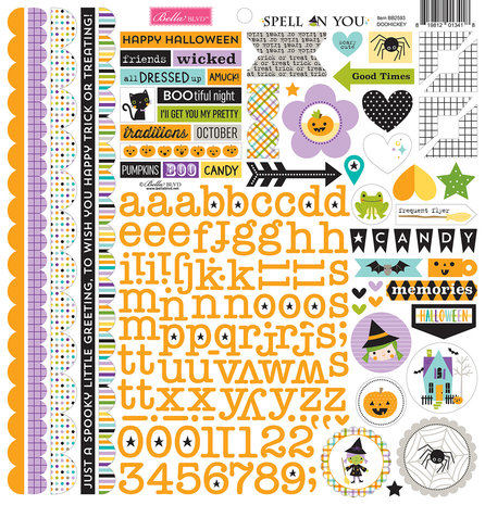 Bella BLVD Spell On You Doohickey Cardstock Stickers (BB2593) (DISCONTINUED) Bella BLVD Spell On You Doohickey Cardstock Stickers (BB2593) (DISCONTINUED)