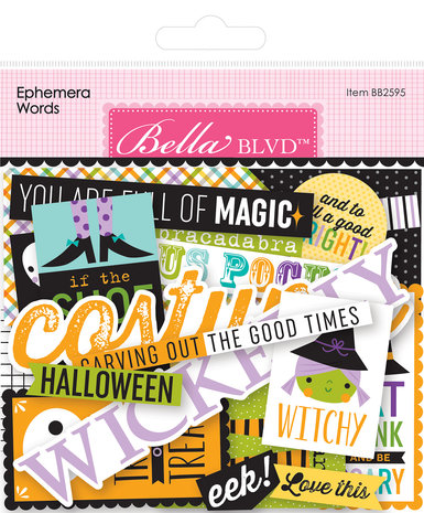 Bella BLVD Spell On You Ephemera Words (BB2595) (OUTLET)