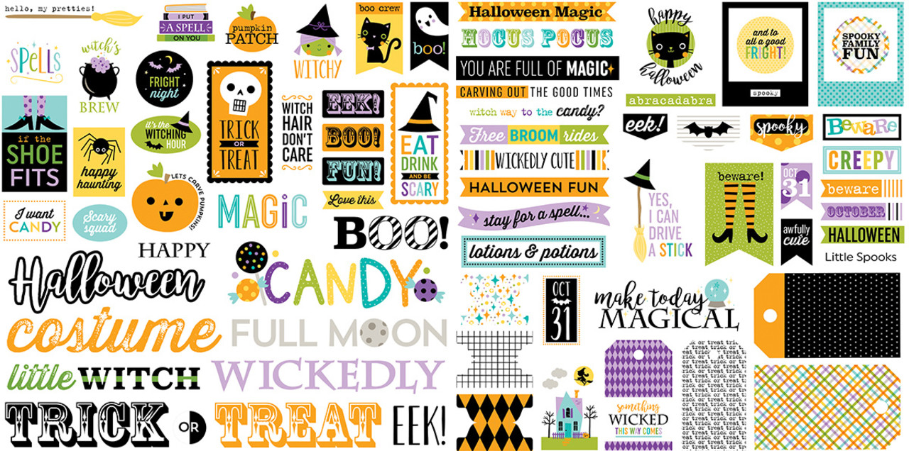 Bella BLVD Spell On You Ephemera Words (BB2595) (OUTLET)