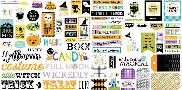 Bella BLVD Spell On You Ephemera Words (BB2595) (OUTLET)