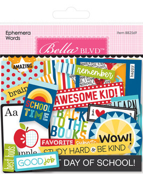 Bella BLVD School Is Cool Ephemera Words (BB2569) (OUTLET)