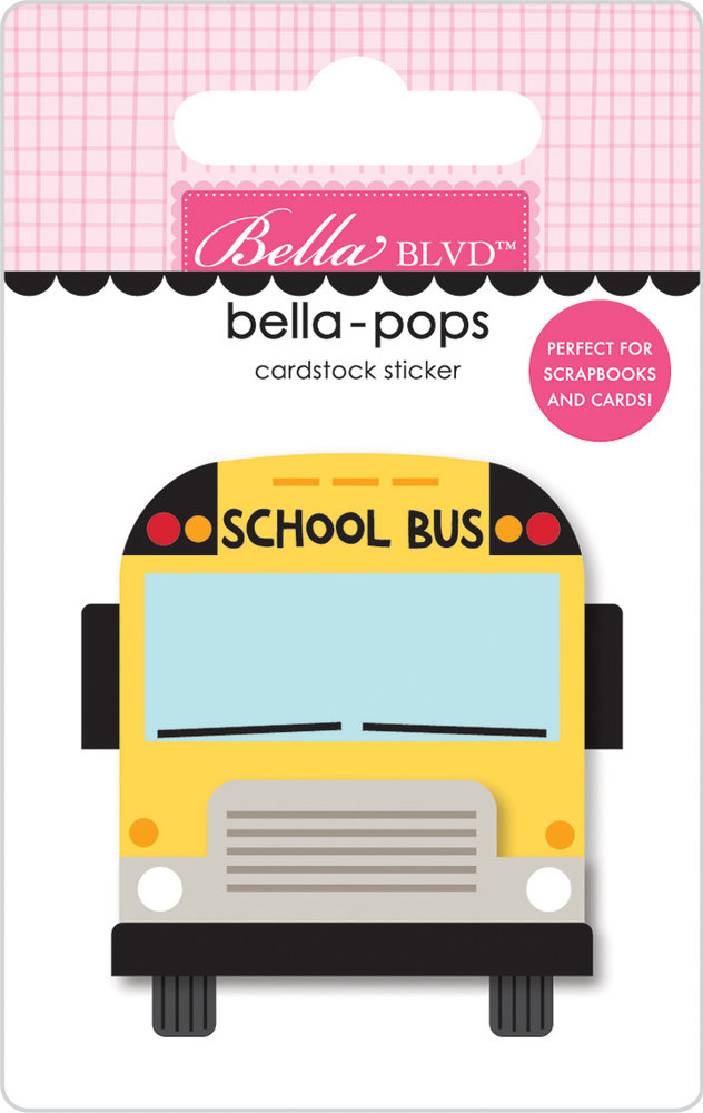 Bella BLVD School Is Cool School Bus Bella-Pops (BB2573) (DISCONTINUED) Bella BLVD School Is Cool School Bus Bella-Pops (BB2573) (DISCONTINUED)