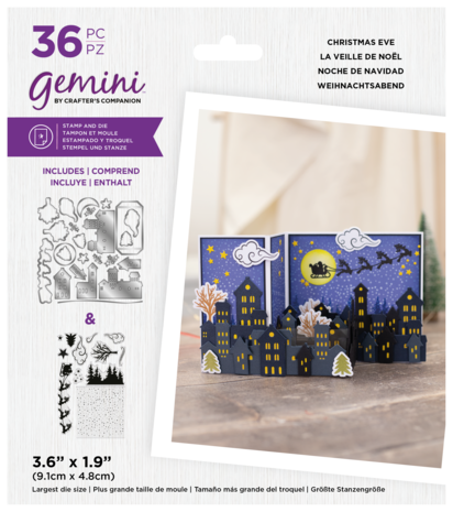 Gemini Christmas 3D Scene Builder Stamp & Die Christmas Eve (GEM-STD-3DSB-CEVE) (DISCONTINUED)