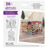 Gemini Christmas 3D Scene Builder Stamp & Die Santa's Grotto (GEM-STD-3DSB-SGOT) (DISCONTINUED)
