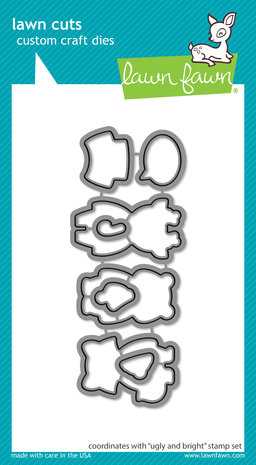 Lawn Fawn Ugly And Bright Dies (LF2948) (OUTLET) Lawn Fawn Ugly And Bright Dies (LF2948) (OUTLET)