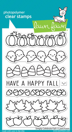 Lawn Fawn Simply Celebrate Fall Clear Stamps (LF2932) (OUTLET) Lawn Fawn Simply Celebrate Fall Clear Stamps (LF2932) (OUTLET)