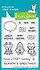 Say What? Holiday Critters Clear Stamps (LF2690) (OUTLET) Say What? Holiday Critters Clear Stamps (LF2690) (OUTLET)