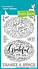 Giant Thank You Messages Clear Stamps (LF2935) (OUTLET)