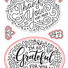 Lawn Fawn Giant Thank You Messages Dies (LF2936) (OUTLET)