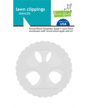 Lawn Fawn Reveal Wheel Templates: Apple Stencils (2pcs) (LF2960) (OUTLET)