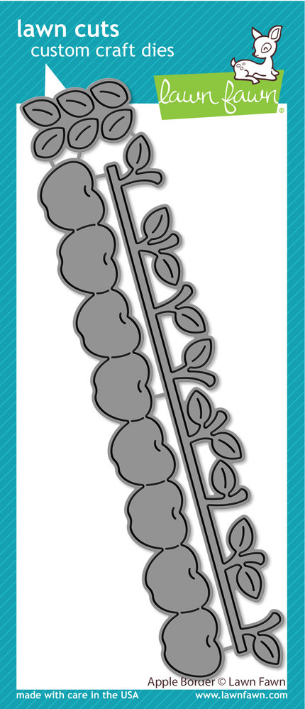 Lawn Fawn Apple Border Dies (LF2961) (OUTLET) Lawn Fawn Apple Border Dies (LF2961) (OUTLET)