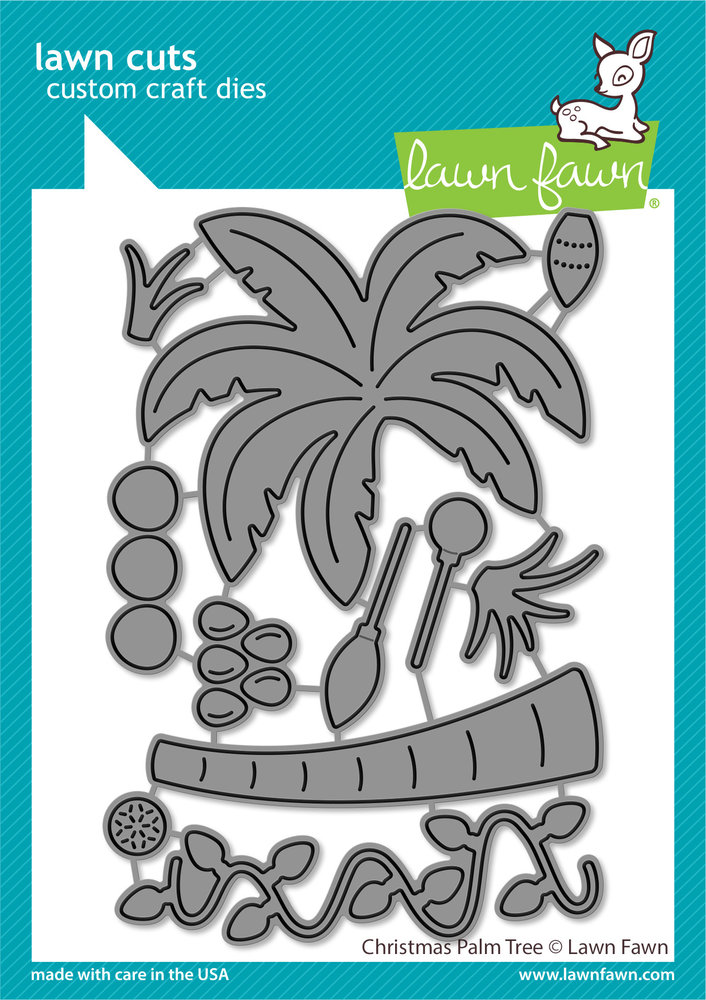Lawn Fawn Christmas Palm Tree Dies (LF2966) (DISCONTINUED)