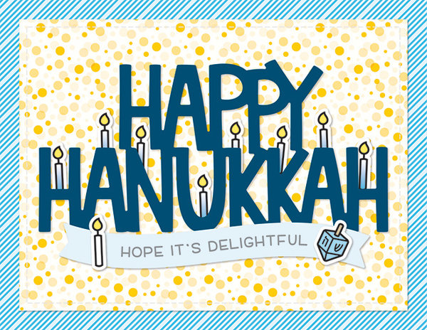 Lawn Fawn Giant Happy Hanukkah Dies (LF2971) (OUTLET) Lawn Fawn Giant Happy Hanukkah Dies (LF2971) (OUTLET)