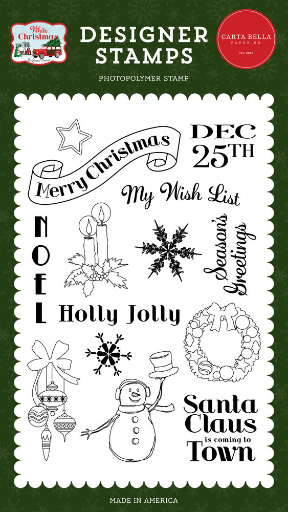 Carta Bella My Wish List Clear Stamps (CBWC156043) (OUTLET) Carta Bella My Wish List Clear Stamps (CBWC156043) (OUTLET)