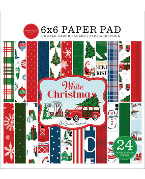 Carta Bella White Christmas 6x6 Inch Paper Pad (CBWC156023) (OUTLET)