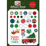 Carta Bella White Christmas Adhesive Brads (CBWC156020) (OUTLET)