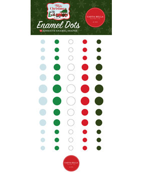 Carta Bella White Christmas Enamel Dots (CBWC156028) (OUTLET)