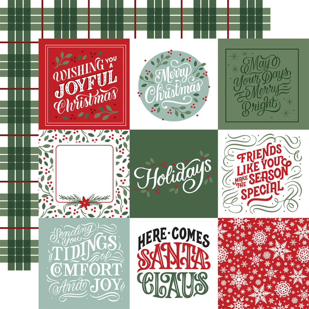 Echo Park Christmas Salutations No. 2 12x12 Inch Collection Kit (CSA289016) (DISCONTINUED) Echo Park Christmas Salutations No. 2 12x12 Inch Collection Kit (CSA289016) (DISCONTINUED)