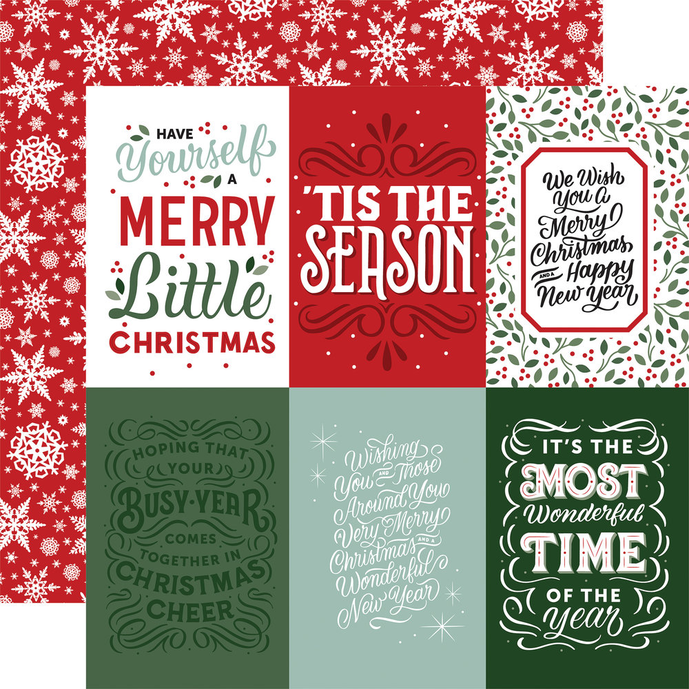 Echo Park Christmas Salutations No. 2 12x12 Inch Collection Kit (CSA289016) (DISCONTINUED) Echo Park Christmas Salutations No. 2 12x12 Inch Collection Kit (CSA289016) (DISCONTINUED)