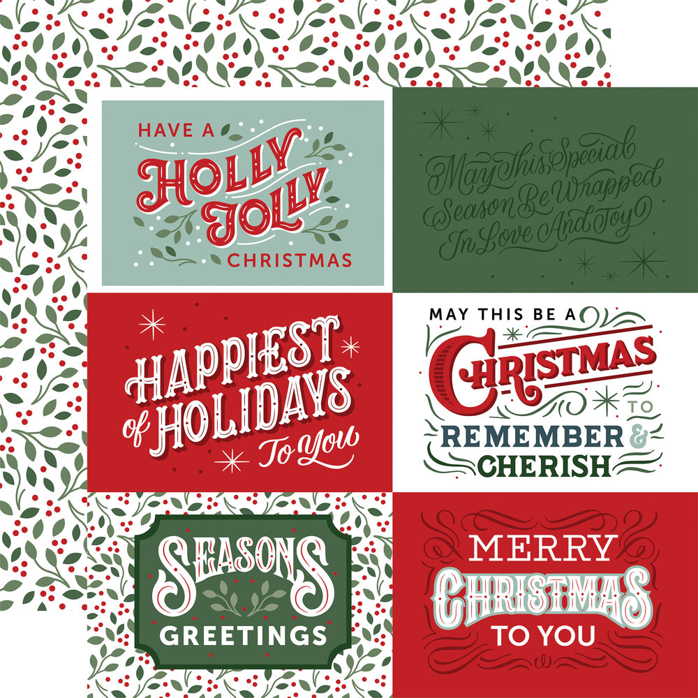 Echo Park Christmas Salutations No. 2 12x12 Inch Collection Kit (CSA289016) (DISCONTINUED) Echo Park Christmas Salutations No. 2 12x12 Inch Collection Kit (CSA289016) (DISCONTINUED)