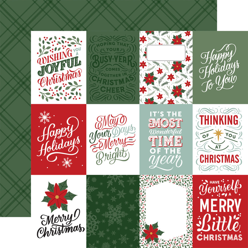 Echo Park Christmas Salutations No. 2 6x6 Inch Paper Pad (CSA289023) (DISCONTINUED) Echo Park Christmas Salutations No. 2 6x6 Inch Paper Pad (CSA289023) (DISCONTINUED)