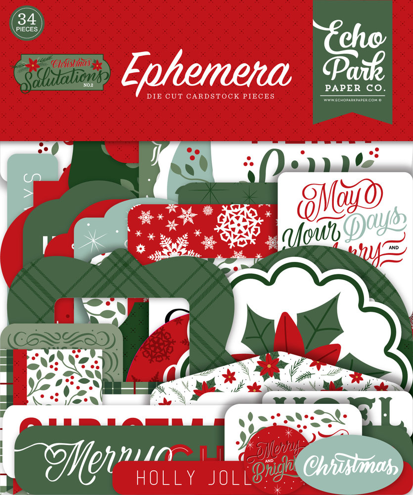 Echo Park Christmas Salutations No. 2 Ephemera (CSA289024) (DISCONTINUED)